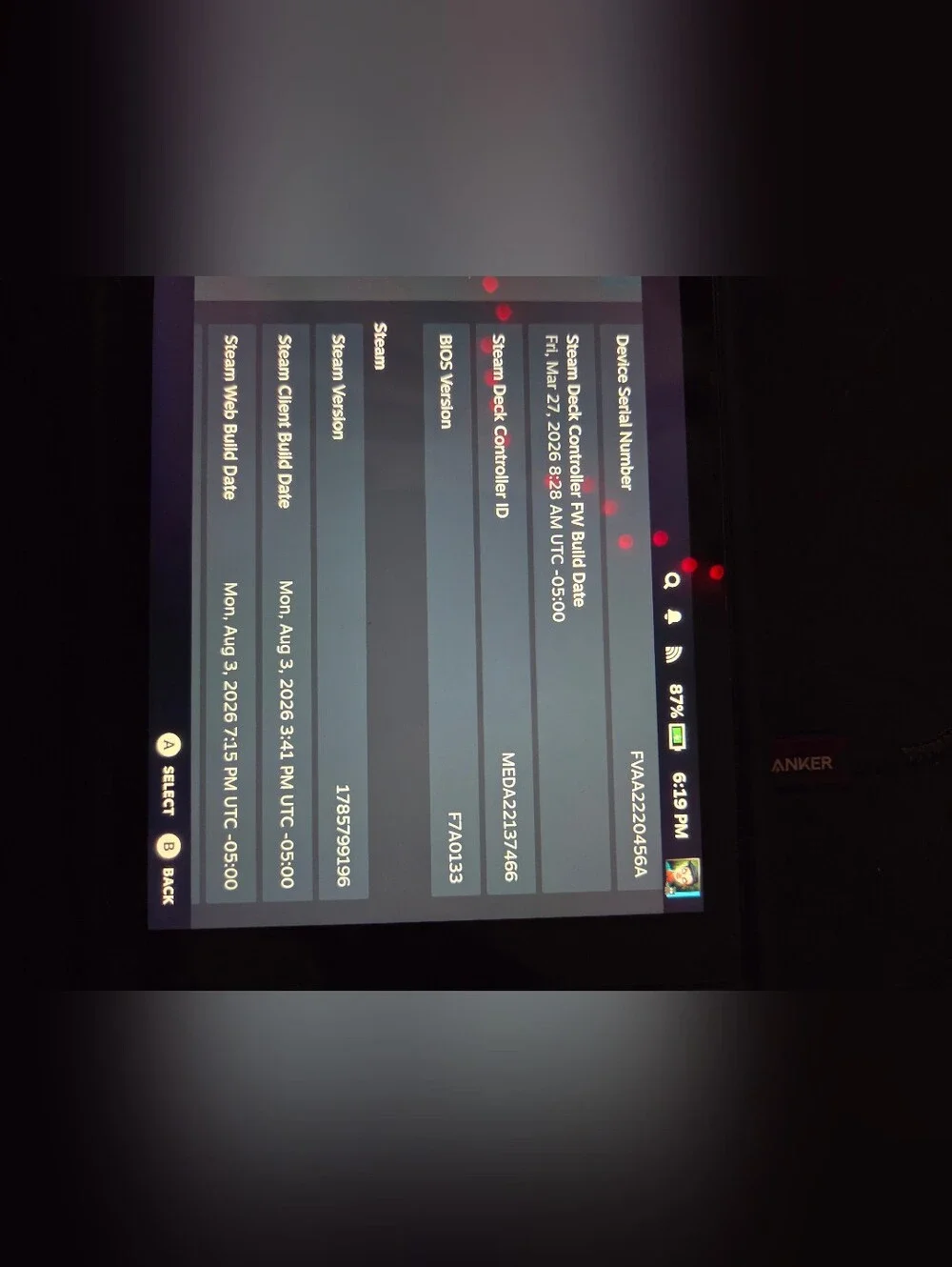 Steam Deck 512GB LCD Model 1010 Bundle Carrying Case & Dbrand Killswitch Gaming